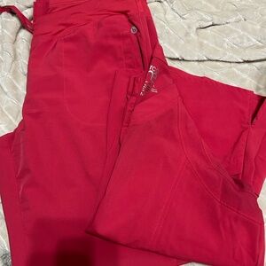 Red scrub set